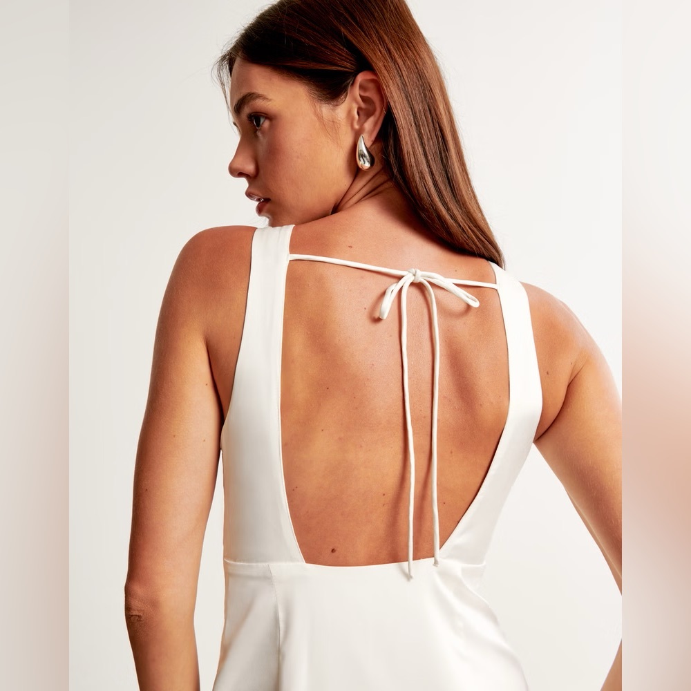 Abercrombie & Fitch White Maxi Dress - Picture 4 of 12